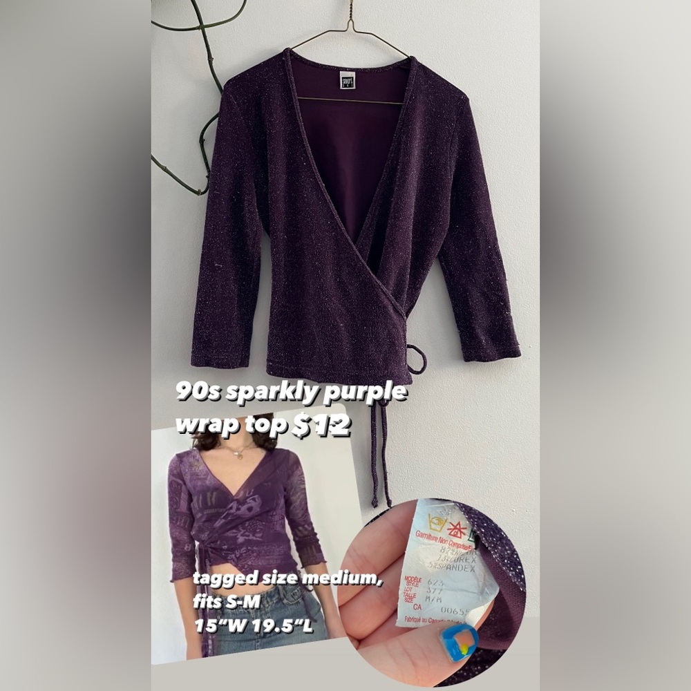 90s wrap top